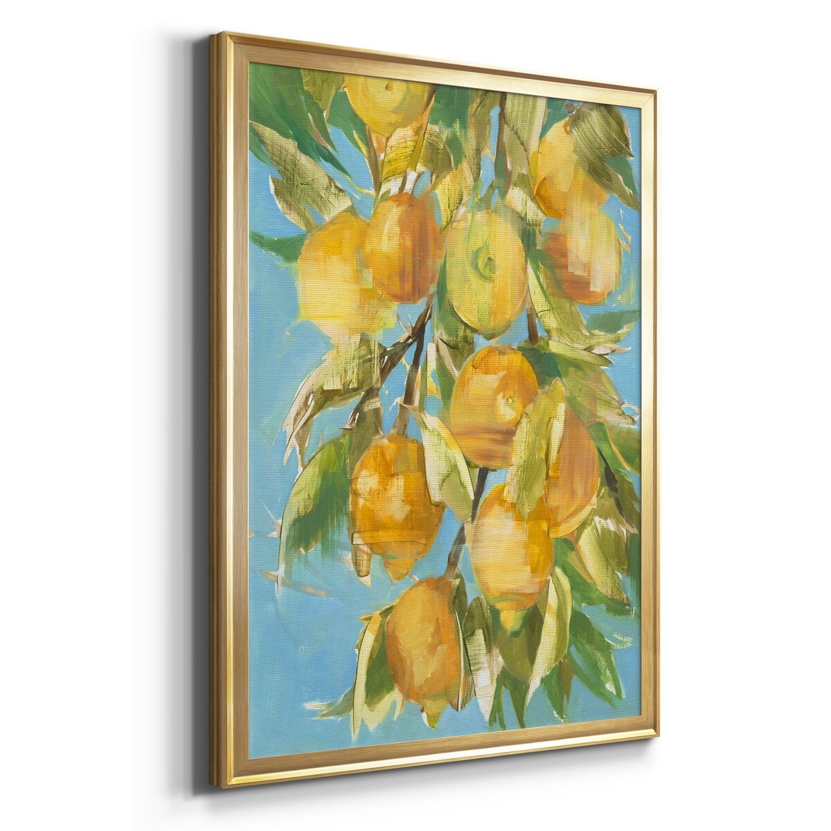 LOVELY LEMON Premium Framed Canvas - Ready to Hang - Bed Bath