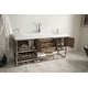 preview thumbnail 7 of 12, James Martin Vanities Columbia 72" Single Vanity, Latte Oak with Brushed Nickel Hardware