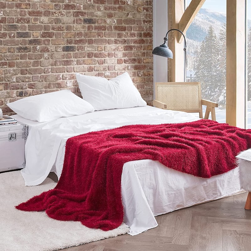 Cozy Potato® Crazy Messy Plush Throw Blanket