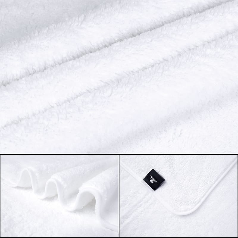 6 Pack Plush Fleece Towel Set