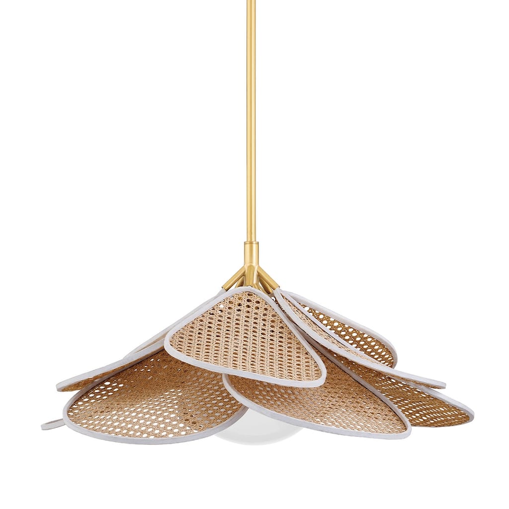 Hudson Valley Lighting 3128 Florina 28" Wide Rattan Pendant