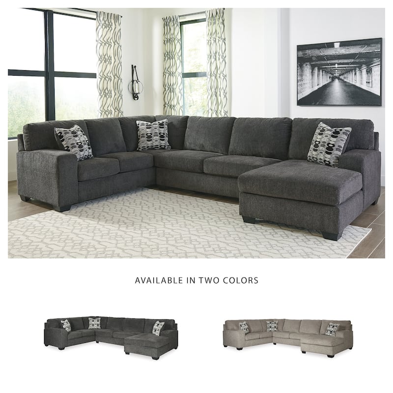 Ballinasloe 3-Piece Sectional - Smoke