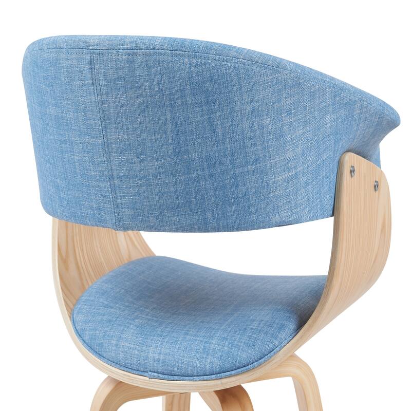 Carson Carrington Vamdrup Mid-Century Dining Chair with Bentwood Legs