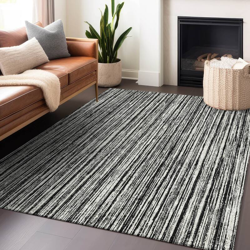 Premium Washable Super Soft Striped Mayfield Rug