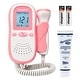 preview thumbnail 1 of 3, SpringBud FD-500B Fetal Doppler with 60g Ultrasound Gel FDA Cleared - Pink Pink