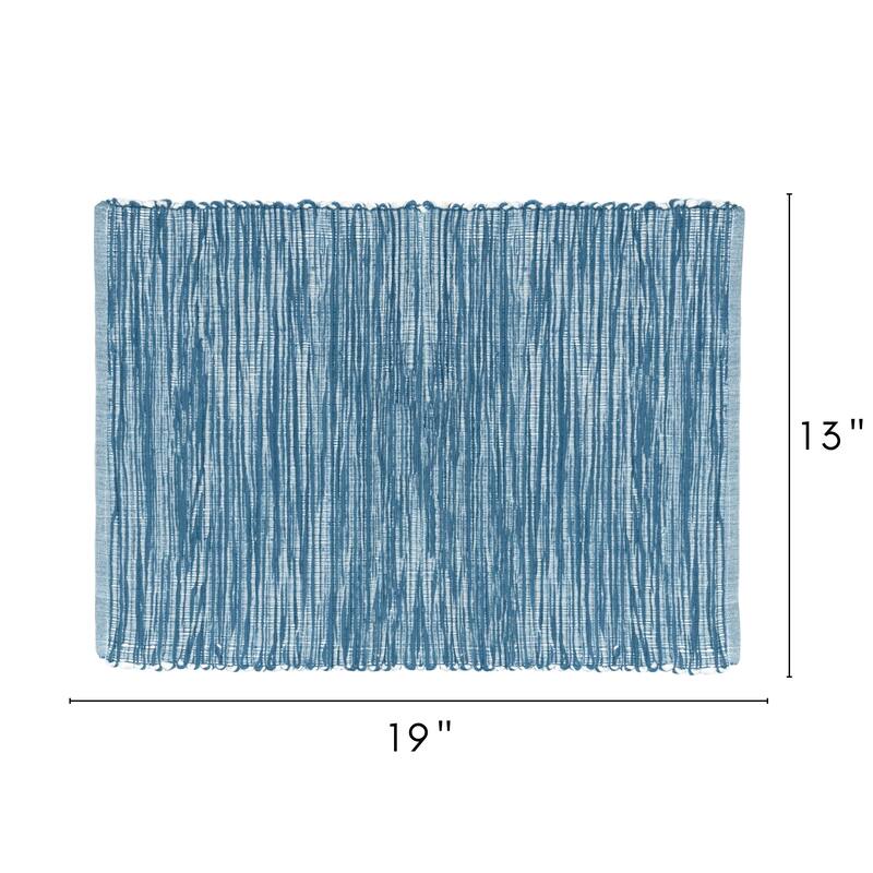 Fabstyles Shadows Cotton Placemats Set of 4 - 13x19