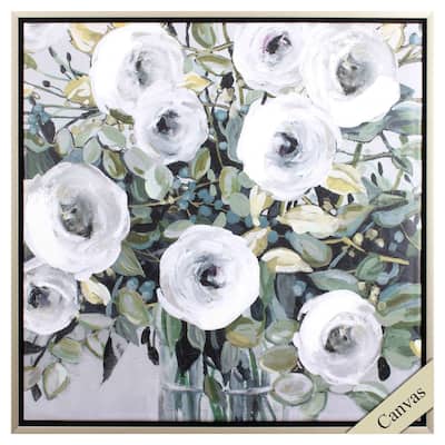 White Rose Parade - Giclee on Canvas