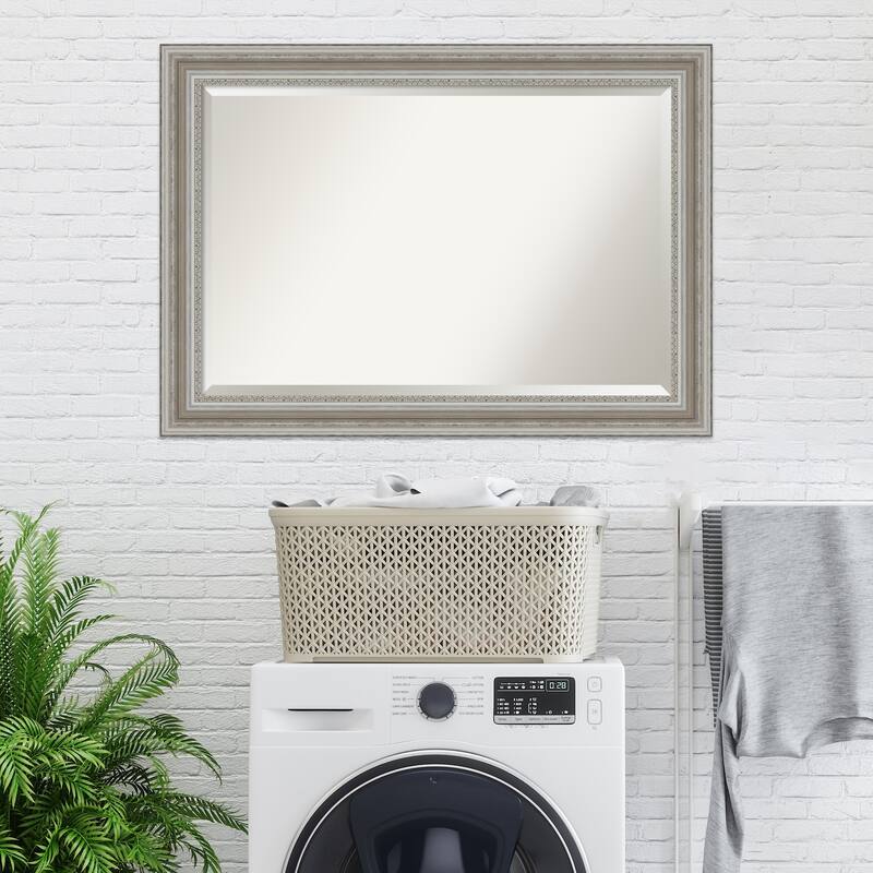 Beveled Wall Mirror - Parlor Black Frame