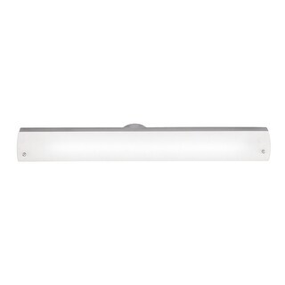 Access Lighting Vail - LED - 28" Vanity - Brushed Steel Finish - Opal Glass Shade