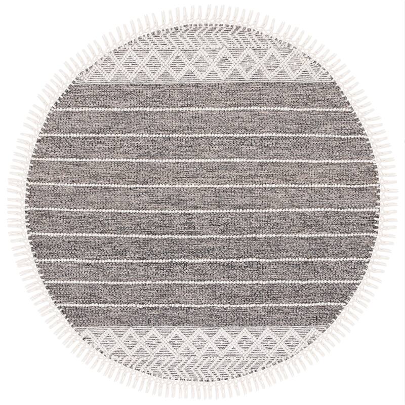 SAFAVIEH Handmade Vermont Stephenie Boho Wool Fringe Rug