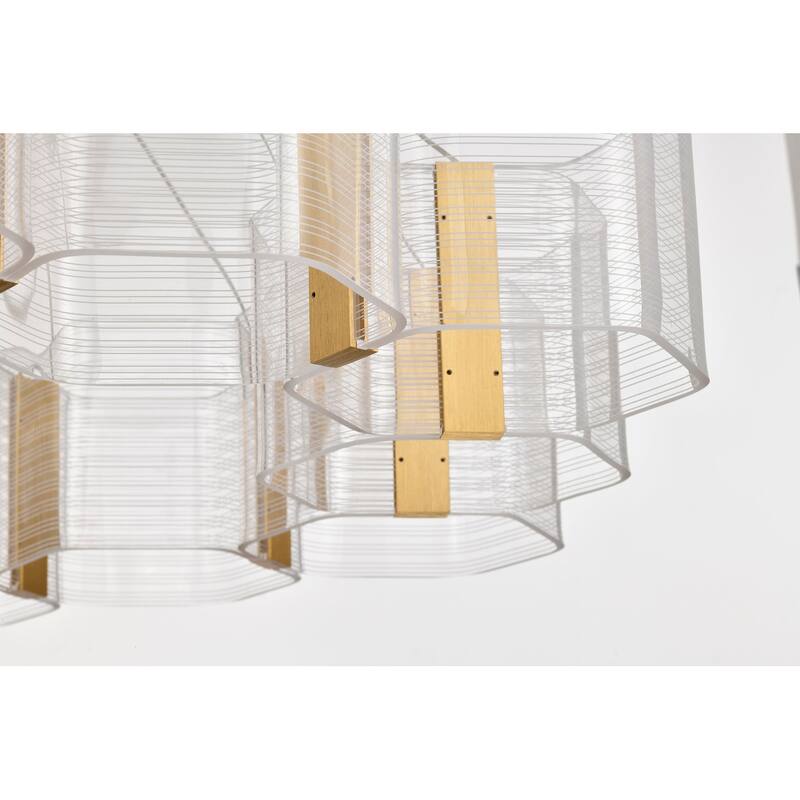 Nuvo Lighting 62/2404 Kenzo 35" Wide LED Chandelier