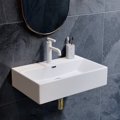 Claire 24” Rectangle Wall-Mount Bathroom Sink