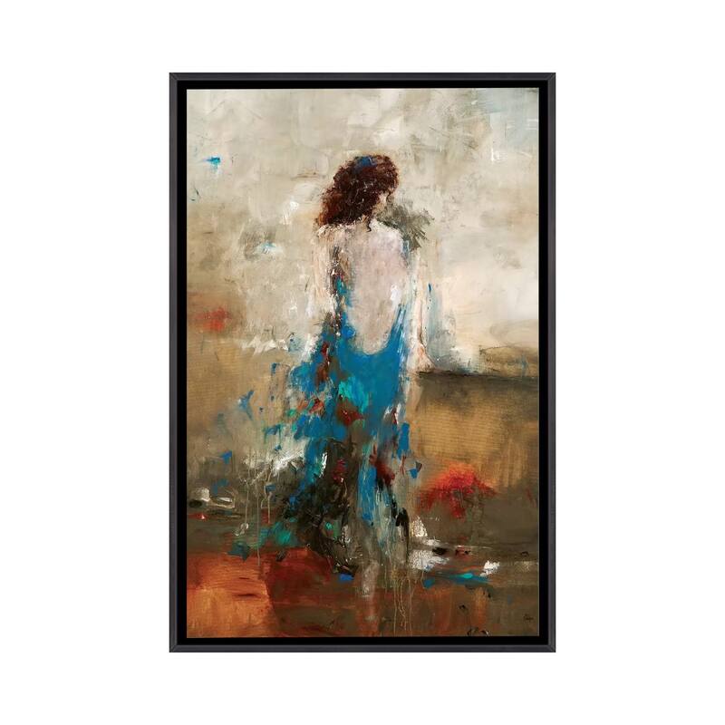 iCanvas "Elegant Moment" by Lisa Ridgers Framed - Ebony - 40x26