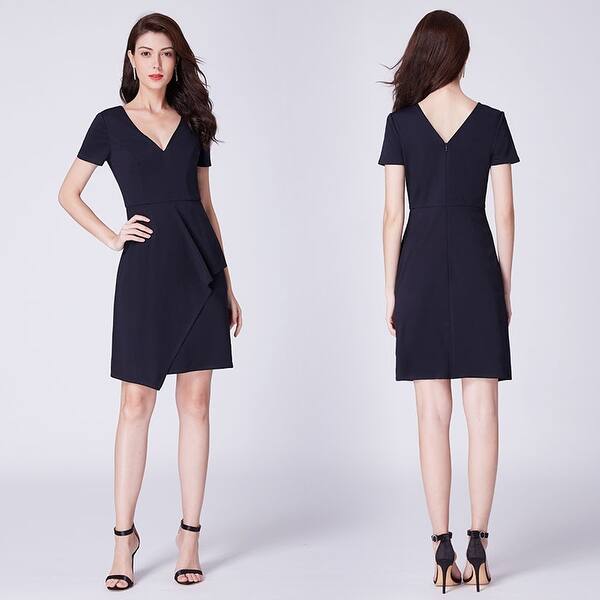 Shop Ever Pretty Womens Fashion V Neck Short Sleeve Bodycon Wear