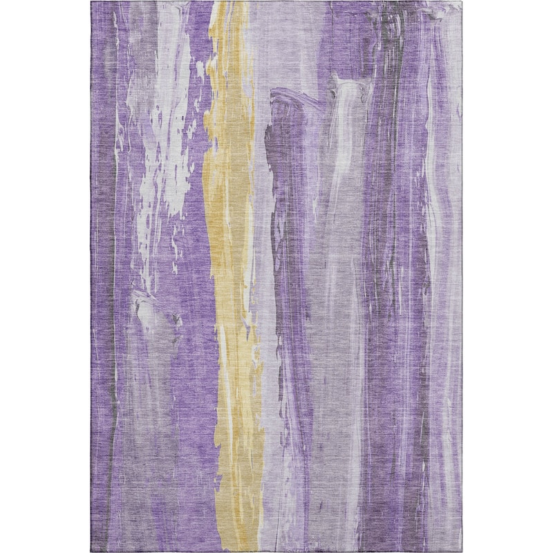 Premium Washable Super Soft Modern Brushstrokes Mayfield Rug