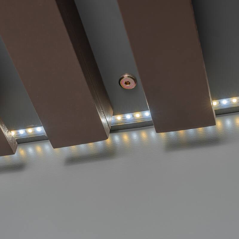 Functional Queen Murphy Bed with Side Cabinet, Wine Storage, and LED Mood Lighting