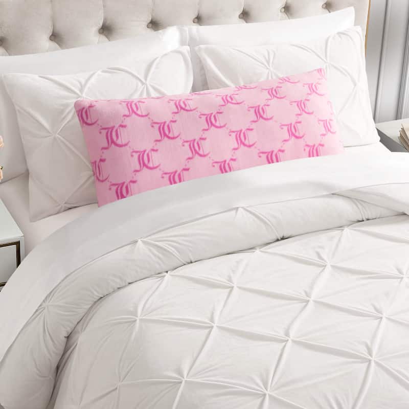 Juicy Couture Lattice Print Plush Body Pillow 1-Piece