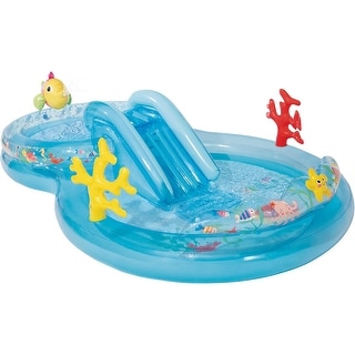 Under the Sea Inflatable Play Center W/ Water Slide, Kids Age 2+