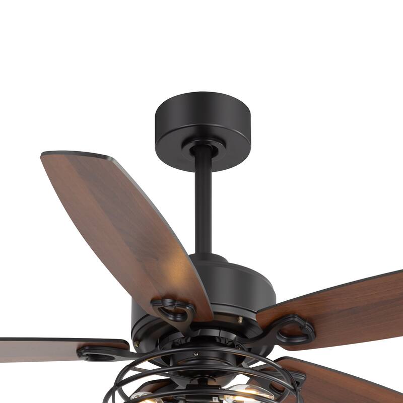 Modern Ceiling Fan with LED Light & Remote Control