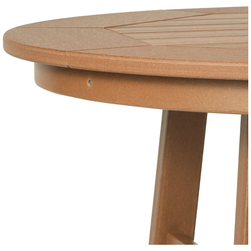 Polytrends Laguna Hdpe All Weather Outdoor Patio 35" Round Counter Table