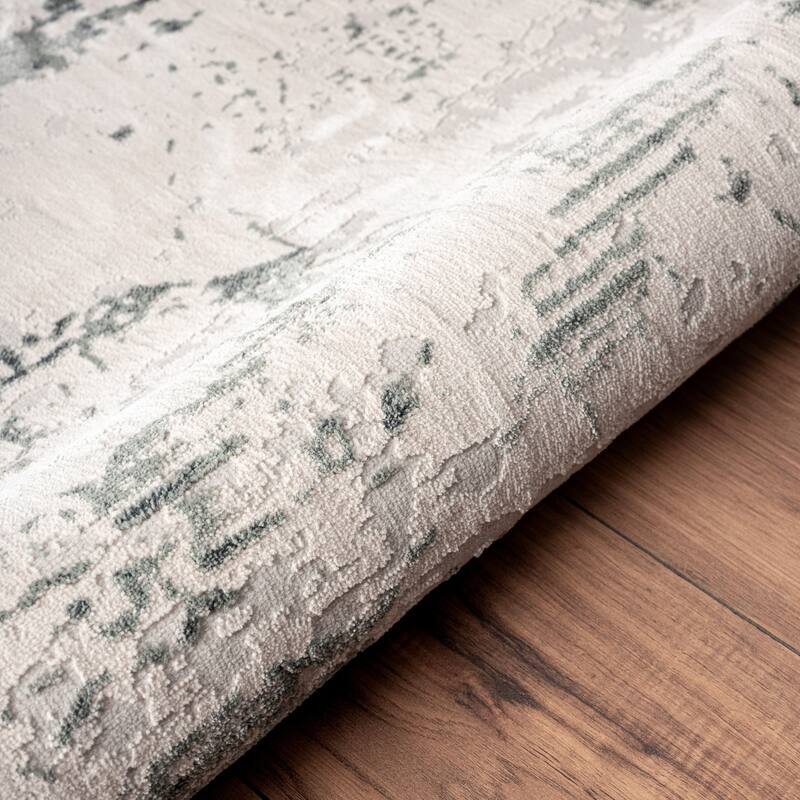 Soju Abstract Area Rug By HomeRoots - 2' x 3'