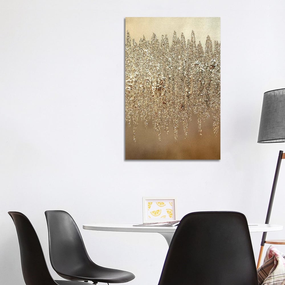 iCanvas "Silver Shimmer I" by Amber Lamoreaux Canvas Print