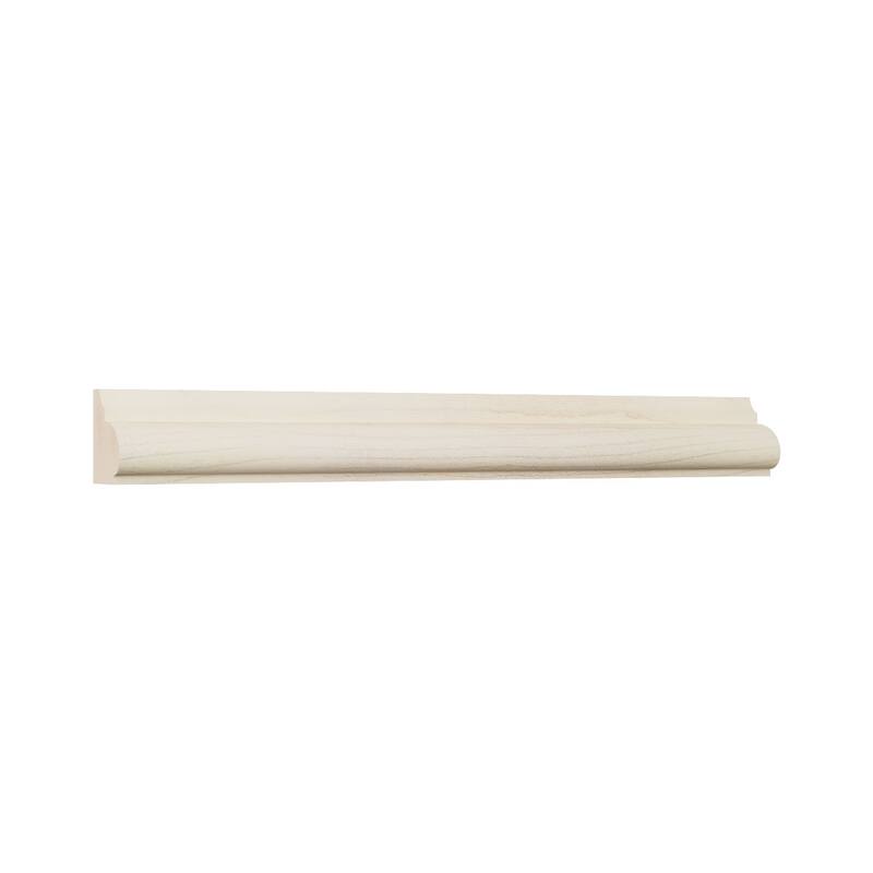 WM1207: 11/16-in D x 7/8-in W x 96-in L Americraft Solid Hardwood Stain Grade Base Cap Moulding