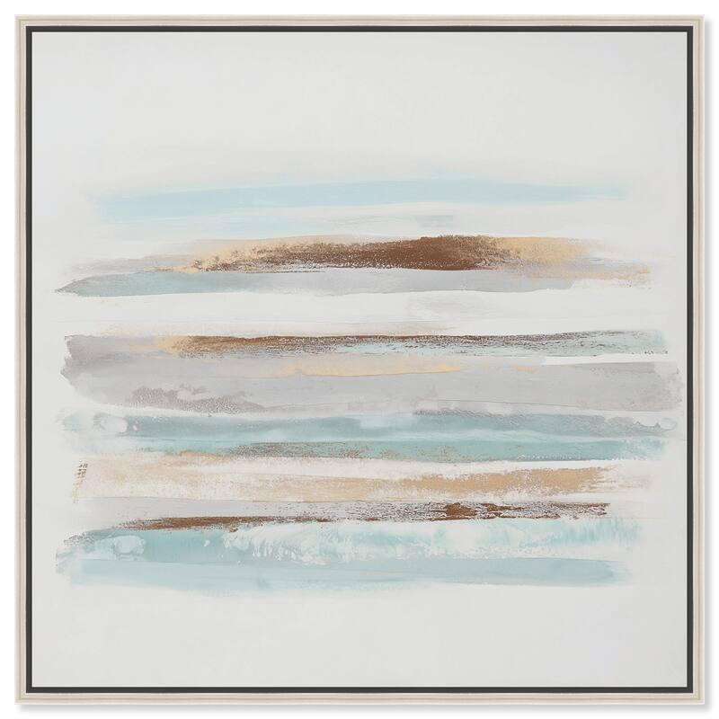 Baraquas II Canvas by Art Remedy - Silver - 12" x 12"