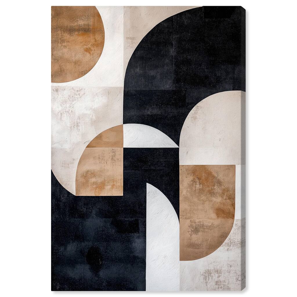 Arching Forms II Canvas by Art Remedy, Gallery Wrapped