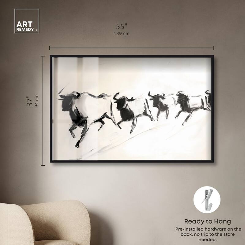 Bovine II Shadowbox by Art Remedy