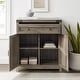 preview thumbnail 27 of 37, Middlebrook 30-inch Rustic Barn Door Accent Cabinet