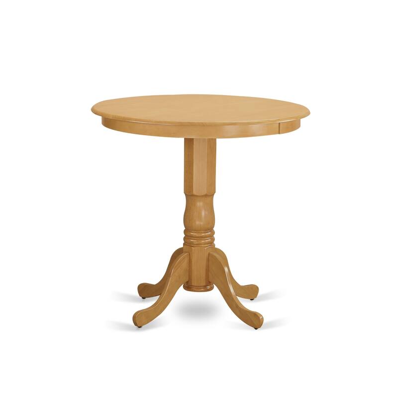 Counter Height Dining Set - Pub Table & Chairs - 5 Piece Wood Set - Modern Kitchen Furniture