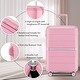 preview thumbnail 8 of 30, Luggage Sets 4 Piece(14/20/24/28) PP Lightweight & Durable Expandable suitcase