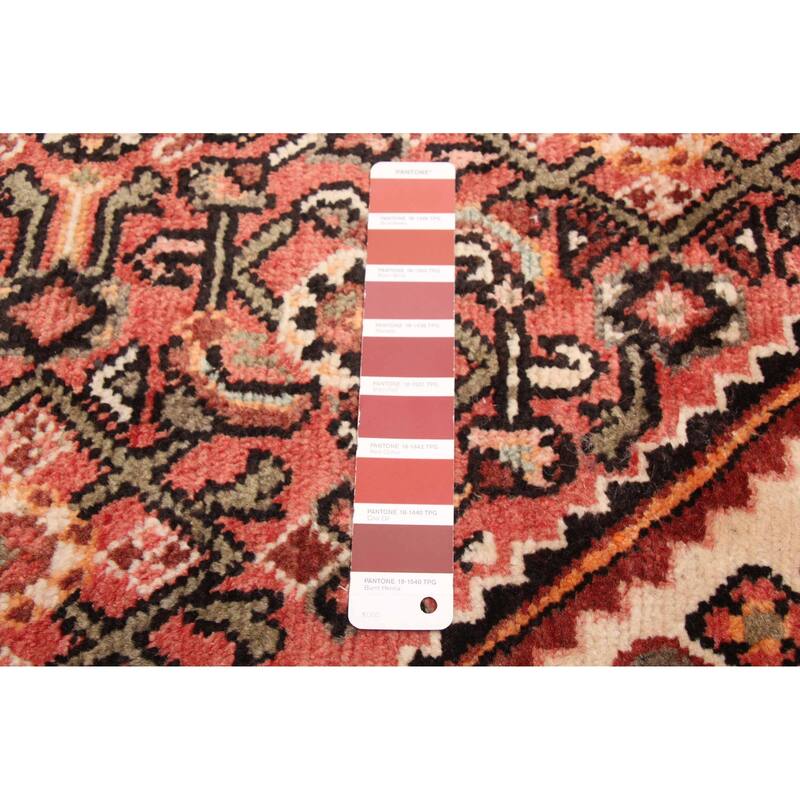 ECARPETGALLERY Hand-knotted Andelz Light Red Wool Rug - 5'4 x 9'9