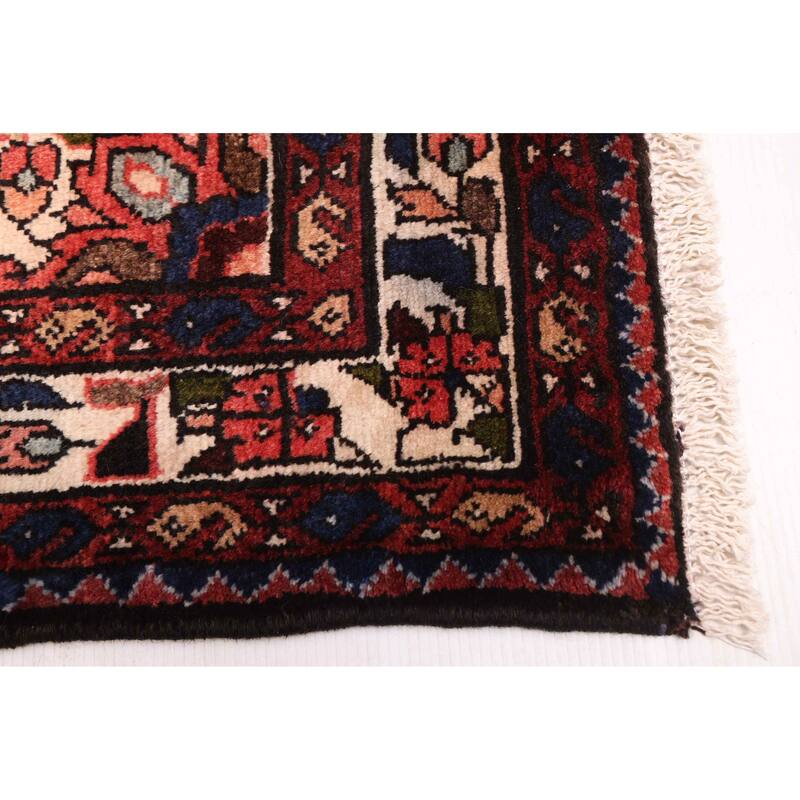 ECARPETGALLERY Hand-knotted Andelz Red Wool Rug - 3'8 x 10'4