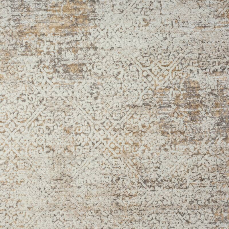 Bailey Transitional Distressed Beige/Brown Performance Indoor Area Rug by Sevita