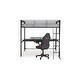 preview thumbnail 4 of 12, Signature Design by Ashley Broshard Black Twin Loft Bed with Desk