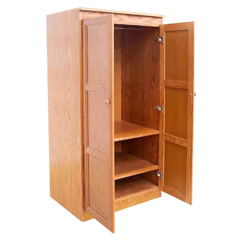 Concepts in Wood Armoire Wardrobe Closet, 5 ft Tall