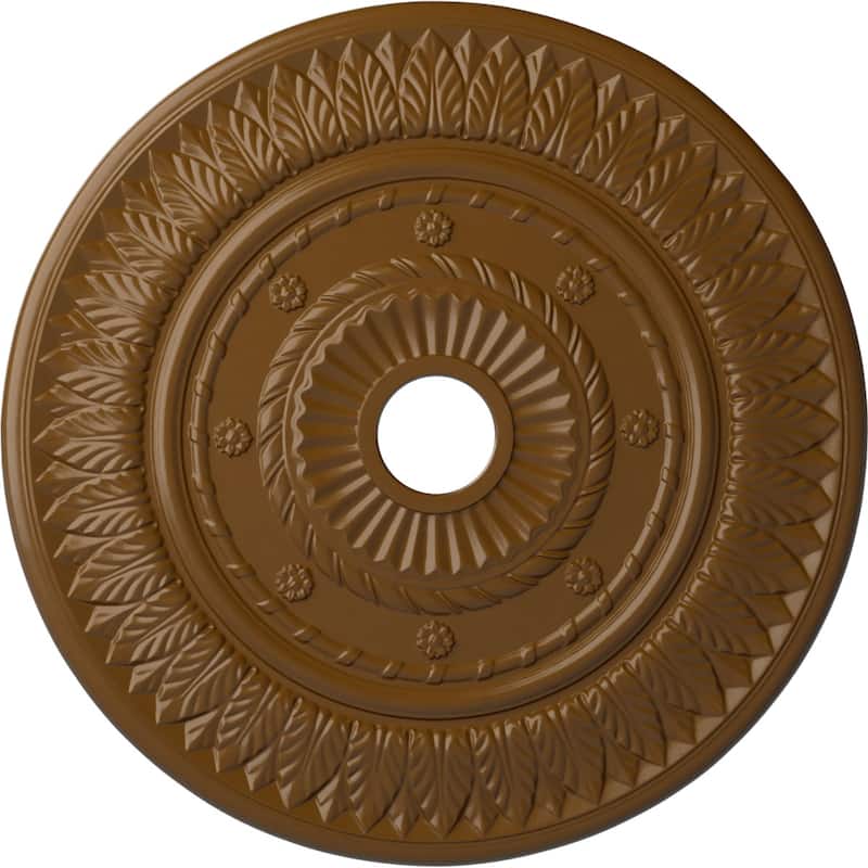 26 3/4"OD x 3 5/8"ID x 1 1/8"P Leaf Ceiling Medallion