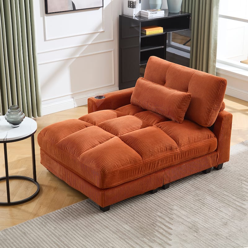 Sleeper Sofa Couch Bed,Oversized Chaise Lounge Chair Cozy Cloud Couch