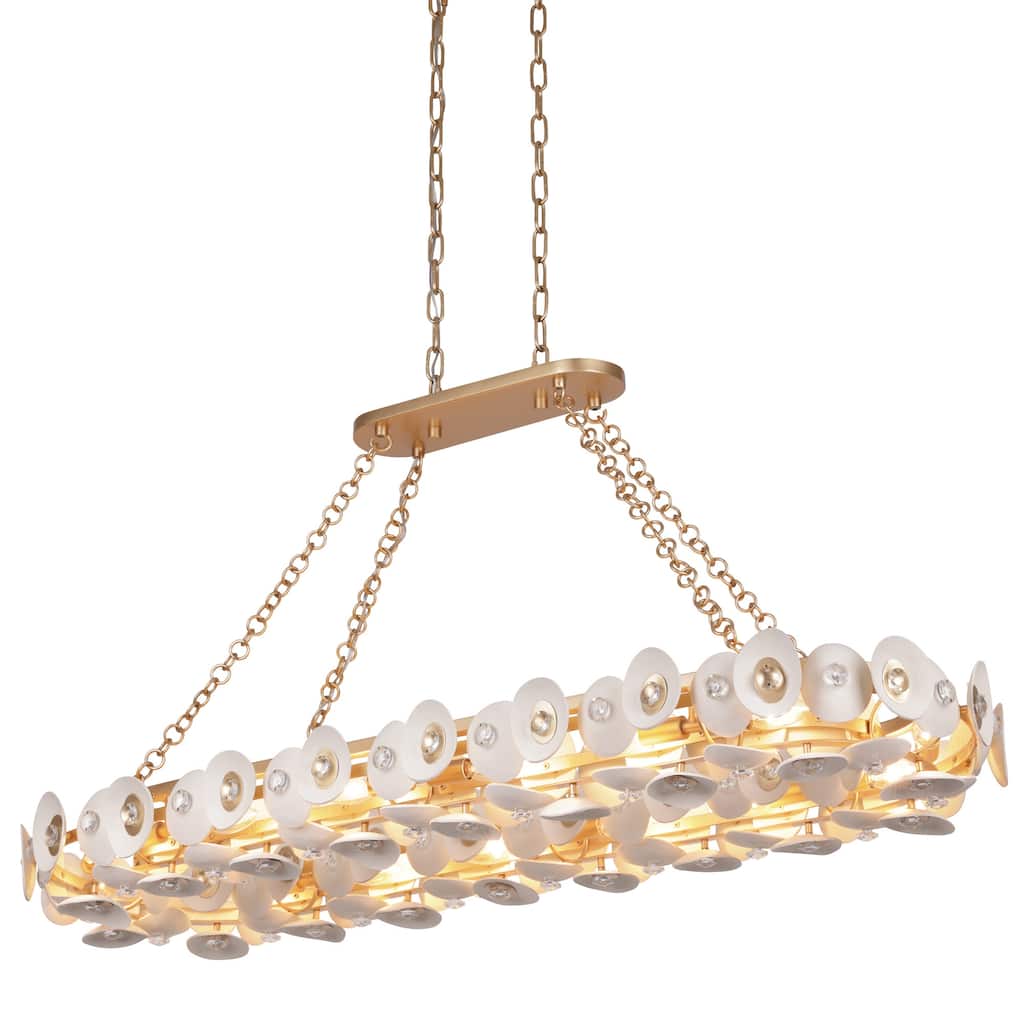 Metropolitan N1869 Niu 14 Light 49" Wide Linear Chandelier