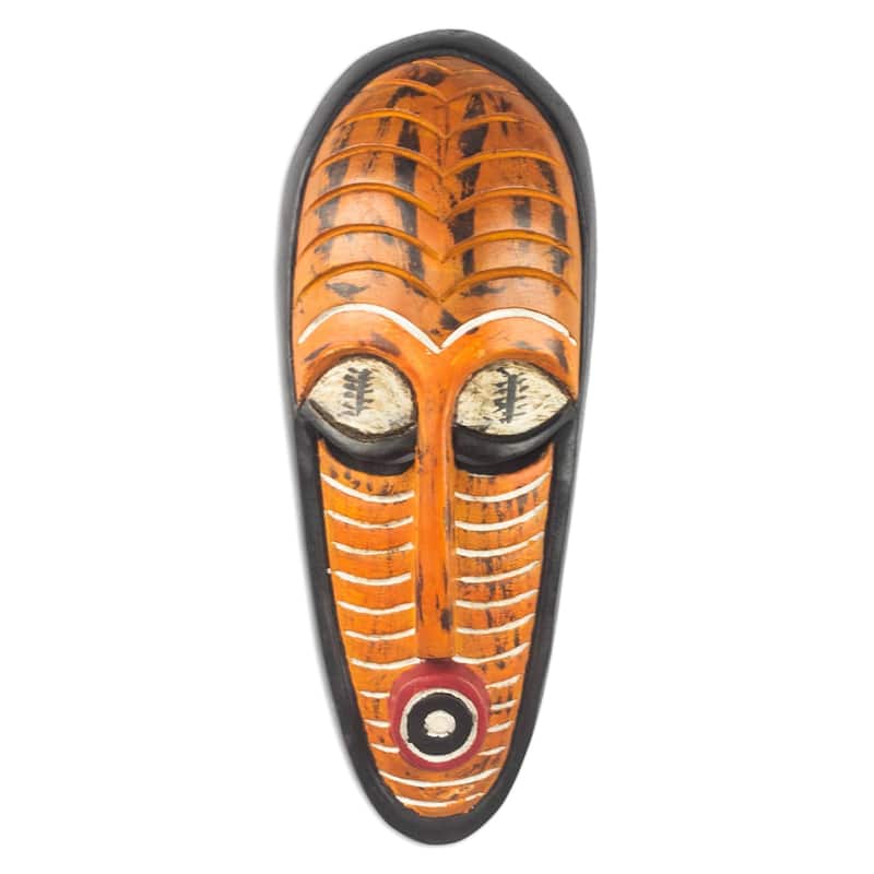 Novica Handmade Norvi African Wood Mask