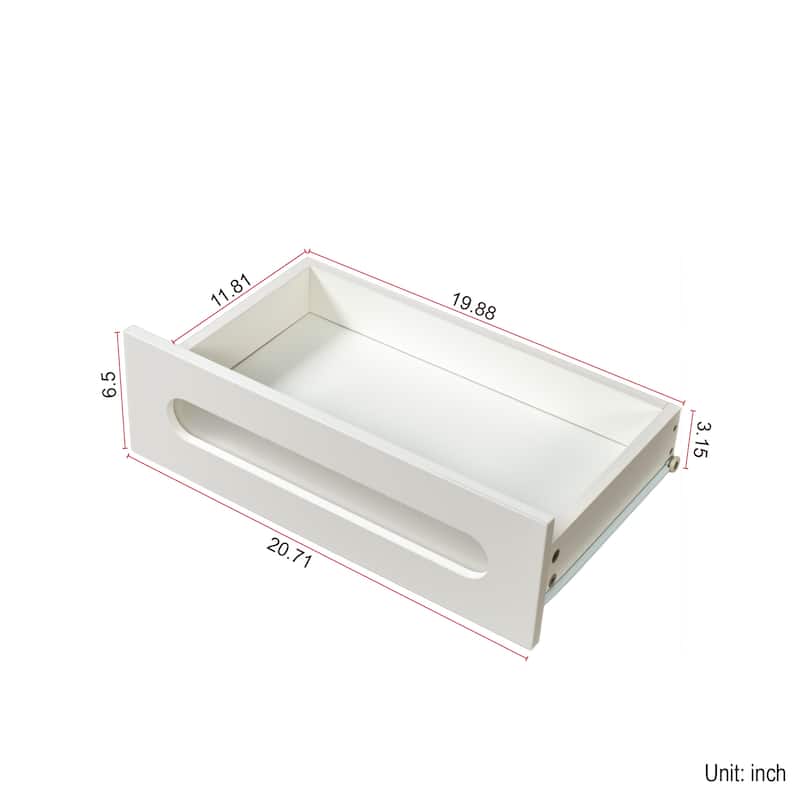 GDF Studio - Jei Modern 3-in-1 Convertible Coffee Table with Storage Cabinet for Living Room