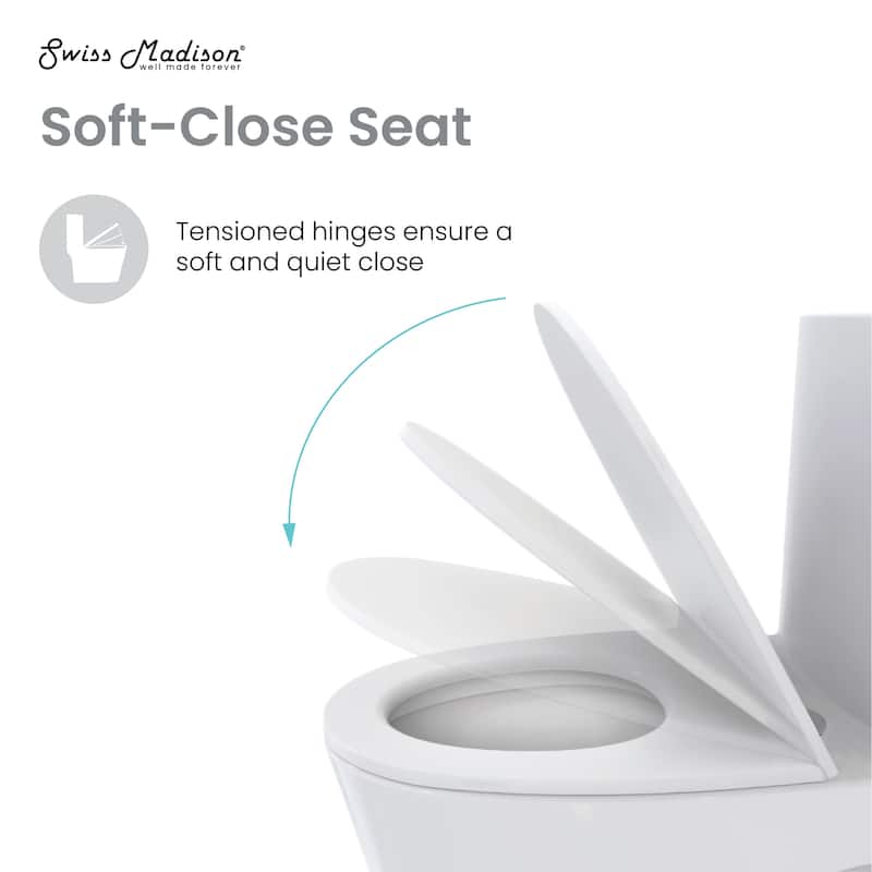 Malta Ii One-Piece Round Toilet Side Flush 1.28 Gpf - 24" x 14" 28.75"
