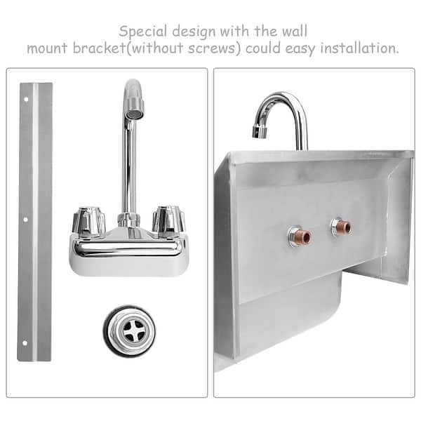 Mount Sink Wall Mounting 15 in H Mount Sink Wall Mounting 15 in H