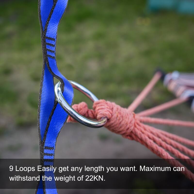25KN Daisy Chain Yoga Extend Belt 1.5M, Climbing Straps for Exercise - 1.5M