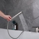 preview thumbnail 35 of 50, Solid Brass Waterfall Roman Tub Faucet with Hand Shower