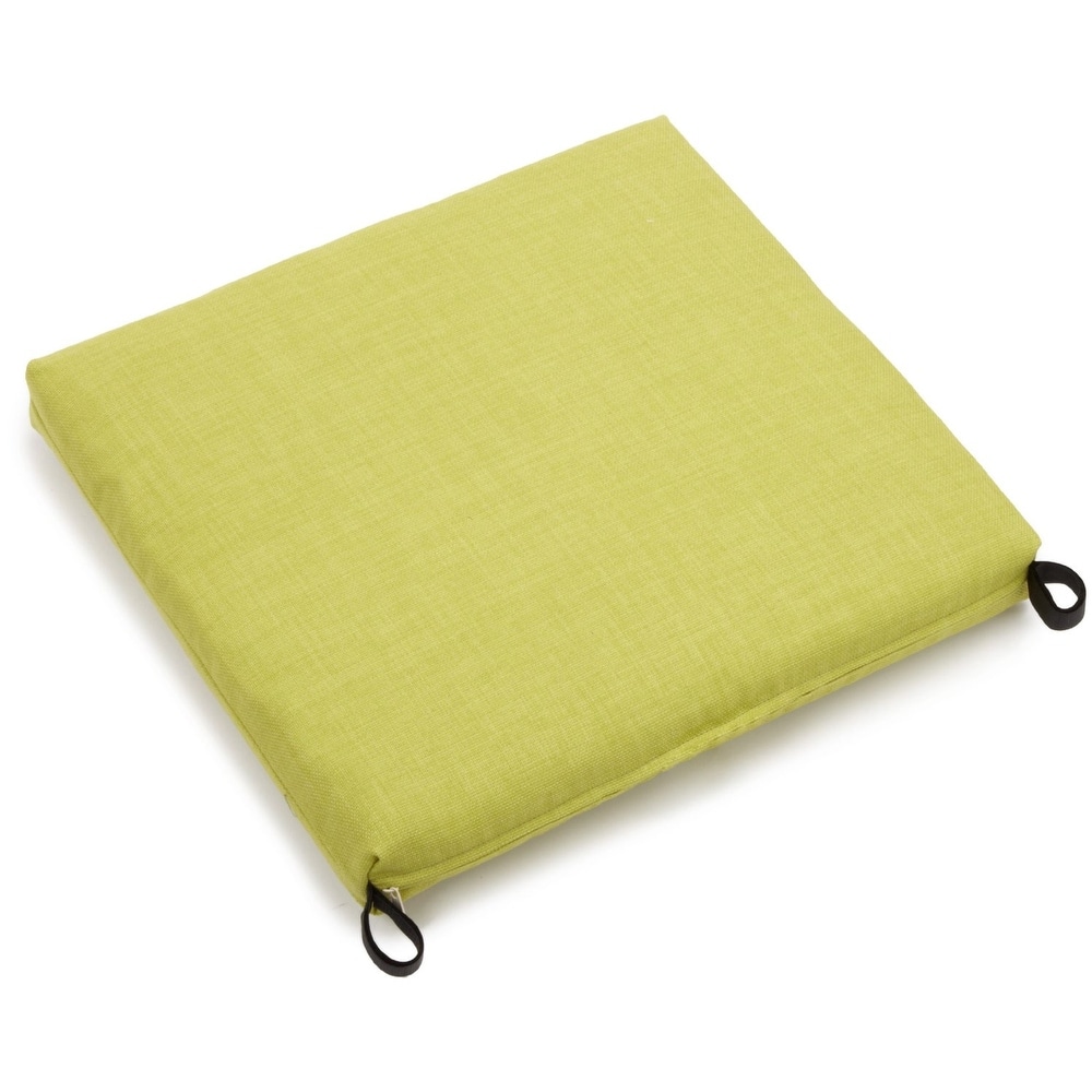 Indoor/Outdoor Polyester Solid Chair Cushion - 20 x 19