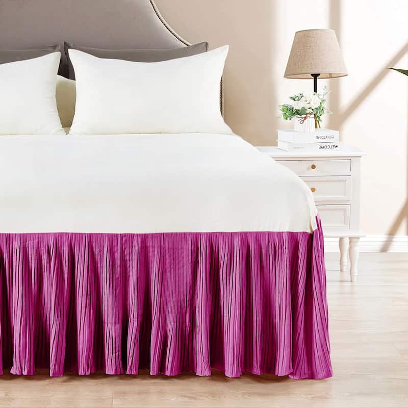 Serenta Pleated Bedskirt 18" Drop