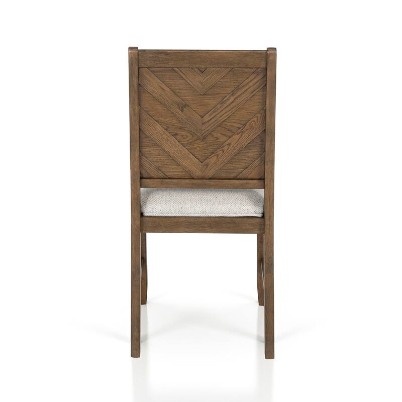 Furniture of America Virex Rustic 5-Piece Solid Wood Extendable Dining Table Set